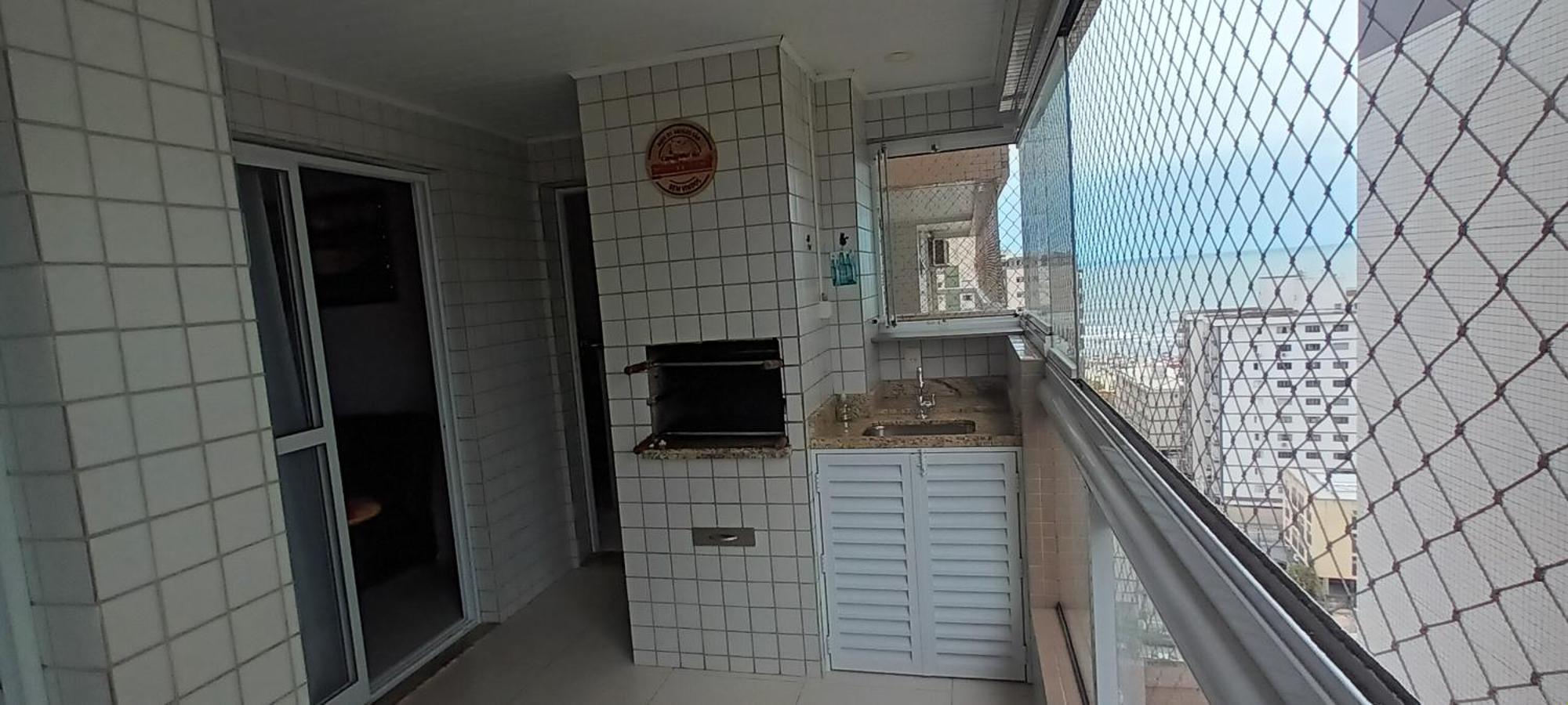 Apto Com Sacada Gourmet Vista Mar プライア・グランデ エクステリア 写真